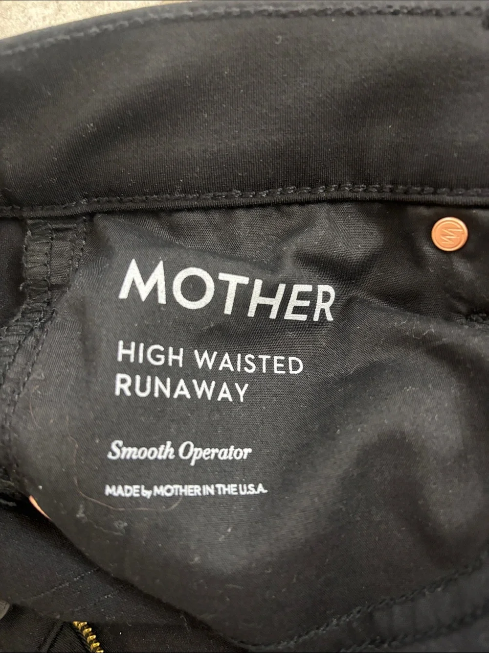 MOTHER High waisted runaway Color: smooth operator